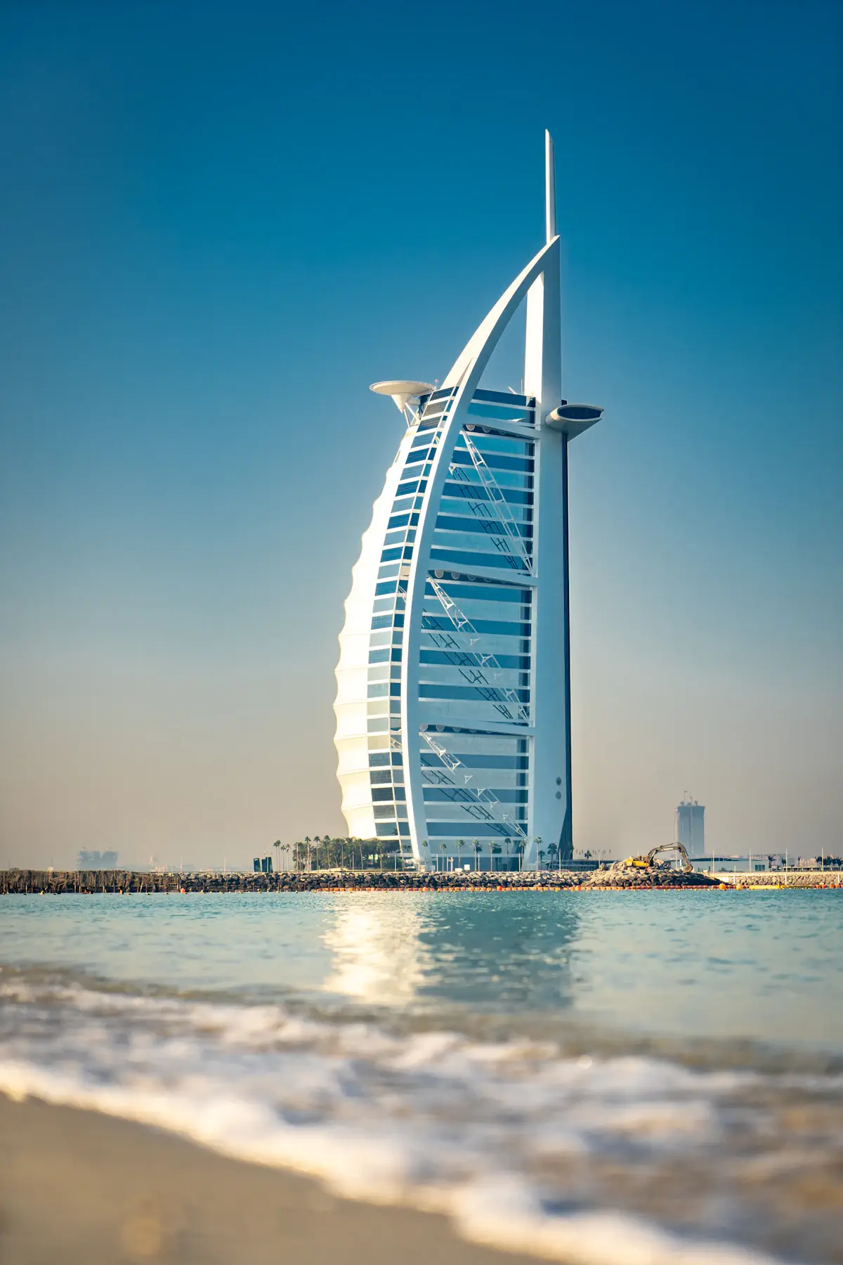 Burj Al Arab seen from Jumeirah beach, Dubai